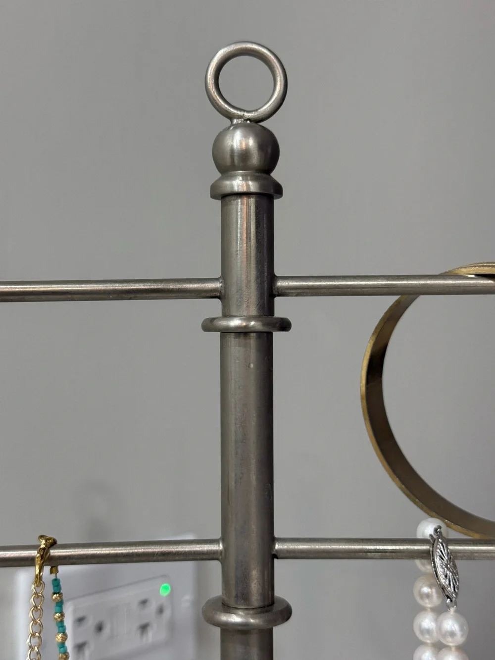 Pottery Barn Jewelry Stand in Brushed Nickel